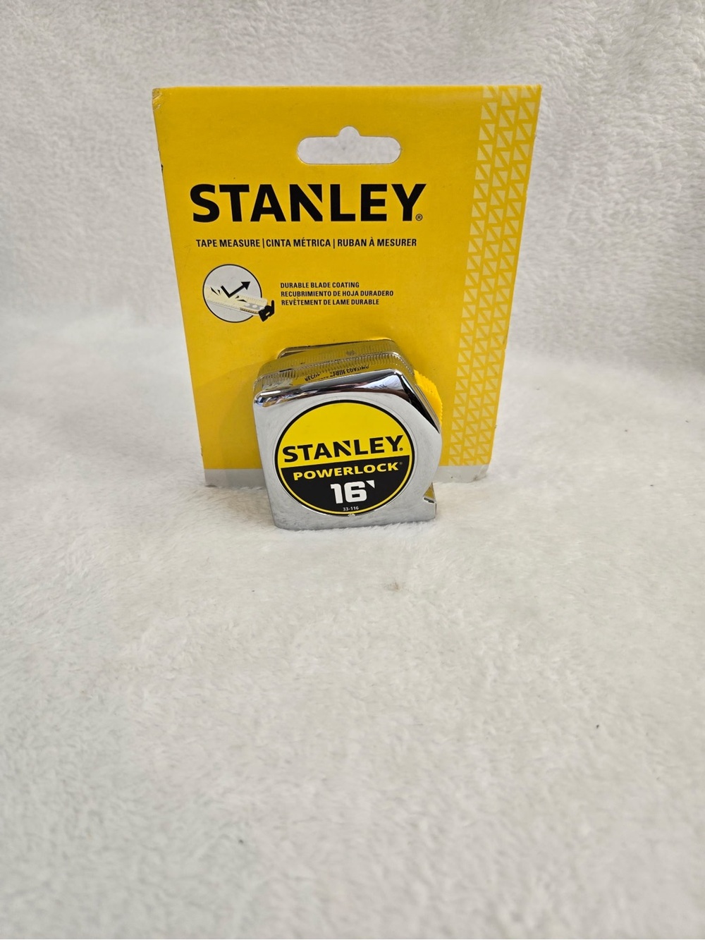 Stanley Tape Measure Packaging - White & Black
